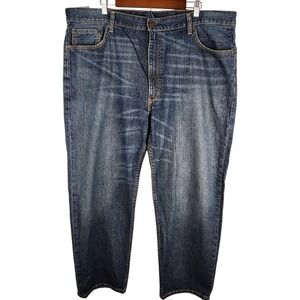 Levis 550‎ Jeans Mens 44x29 Blue Relaxed Fit Tapered Leg Medium Wash Denim